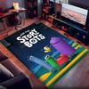 Ask Storybots Polyester Carpet, Soft Indoor Mat for Office Chair, Living Room, Computer Desk - Decorative Home Office Rug Design
