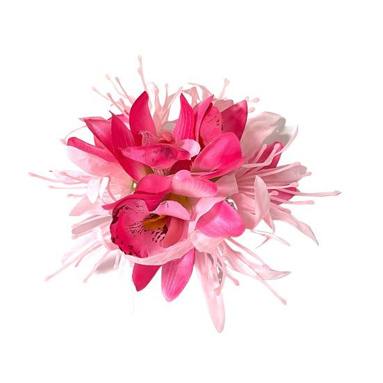 Заколка для волос в форме цветка женская летняя заколка для волос сбоку 3D-заколка для волос в форме цветка для повседневной носки на различные случаи жизни