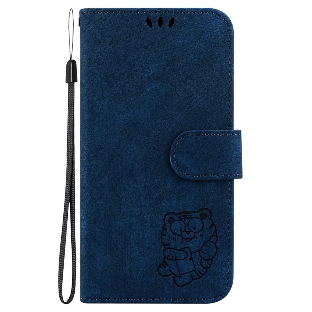 Retro Lovely Tiger Leather Case For Oppo Reno12 Reno11 A3 Pro A59A79 A38 A78 A58 A98 Kickstand Wallet Card Slots Book Cover For Oppo Reno8 T Reno7
