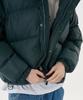 AECA AECA Curved Short Puffer Jumper-Vintage Blue