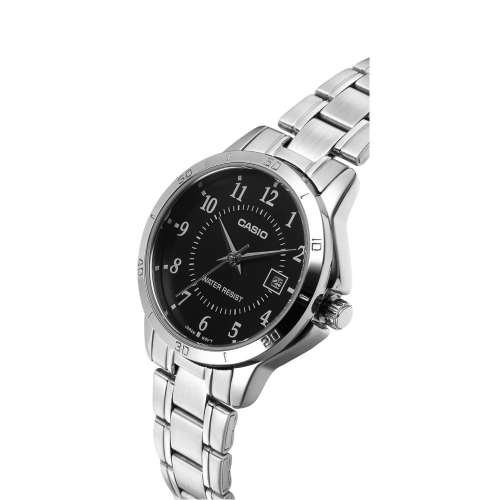 Casio Ltp V004d 1budf  Ltp V004d 1b  Аналоговые Студенческие Женские Металлические Часы