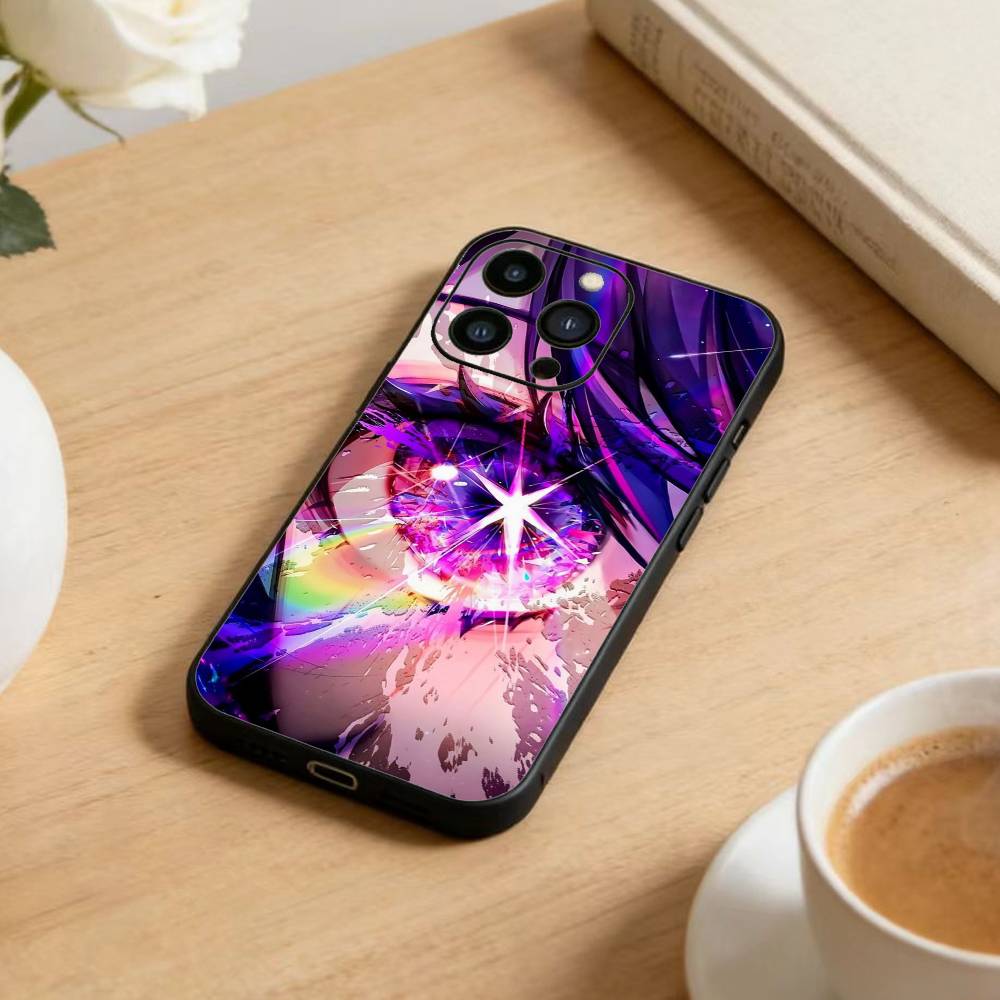 Oshi No Ko A-Аниме Милый Чехол Для Телефона Для iPhone 16,15,14,13,12,17,Pro Max,Plus Силиконовый Черный Чехол