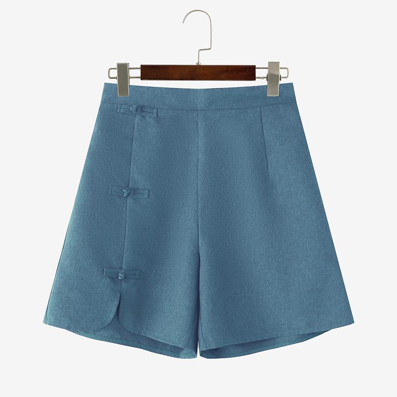 ZANZEA Женские летние повседневные однотонные свободные короткие шорты