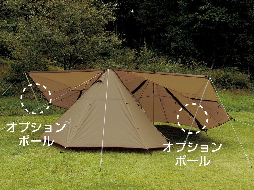 Snow Peak Tarp Land Station M Кемпинг на открытом воздухе для 4-6 человек Pro.air TP-815