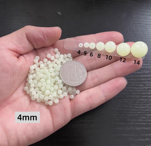 Флуоресцентные рыболовные оснастки с светящимися бусинами