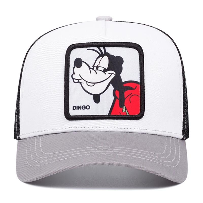 Высококачественный Бренд Аниме Мультфильм Snapback Хлопковая Бейсболка Мужская Женская Хип-Хоп Папа Сетчатая Кепка Тракер Дропшиппинг