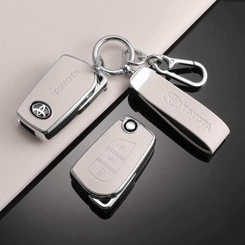 TPU Car Flip Key Case Cover for Toyota Auris Corolla Avensis Verso Yaris Aygo Scion TC IM Camry RAV4 Forturner Hilux Accessories