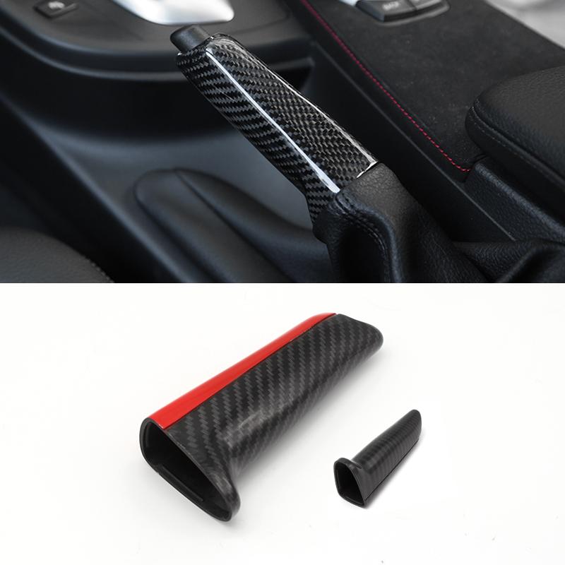 Для BMW 3 серии E90 2005 2006 2007 2008 2009 2010 2011 2012 ABS покрытие текстура из углеродного волокна защитный ручной тормоз