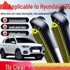 Безкаркасная тихая передняя щетка стеклоочистителя Hyundai ix35 с одиннадцатислойной резиновой полосой
