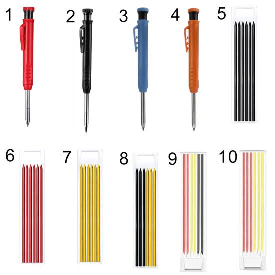 Профессиональный карандаш для деревообработки, хорошая точность, широко используемый эффективный плотник, сменный карандаш для карандашей, рабочие аксессуары