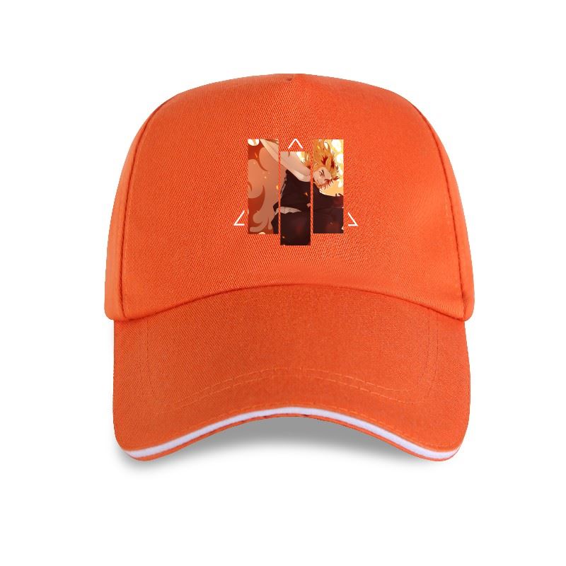 Новая кепка унисекс Бейсболка Kyojuro Rengoku ( Кимэцу Но Яиба Убийца Демонов ) Женская хлопковая уличная одежда Харадзюку