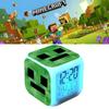 Colourful Minecraft Changing Alarm Clock With Lcd Screen Calendar For Use Home