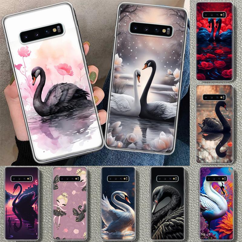 Черный лебедь Благородный Чехол-крышка для телефона для Samsung Galaxy S26 S25 Edge S24 S23 Ultra S22 Plus S21 FE S20 + Художественный Индивидуальный Fundas Gala