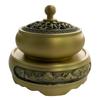 2ndOP Incense Burner, Buddhist Altar Accessories, Incense Ceremony, Mosquito Repellent, Aromatherapy, with Lid, Base, Incense Burner Stand,