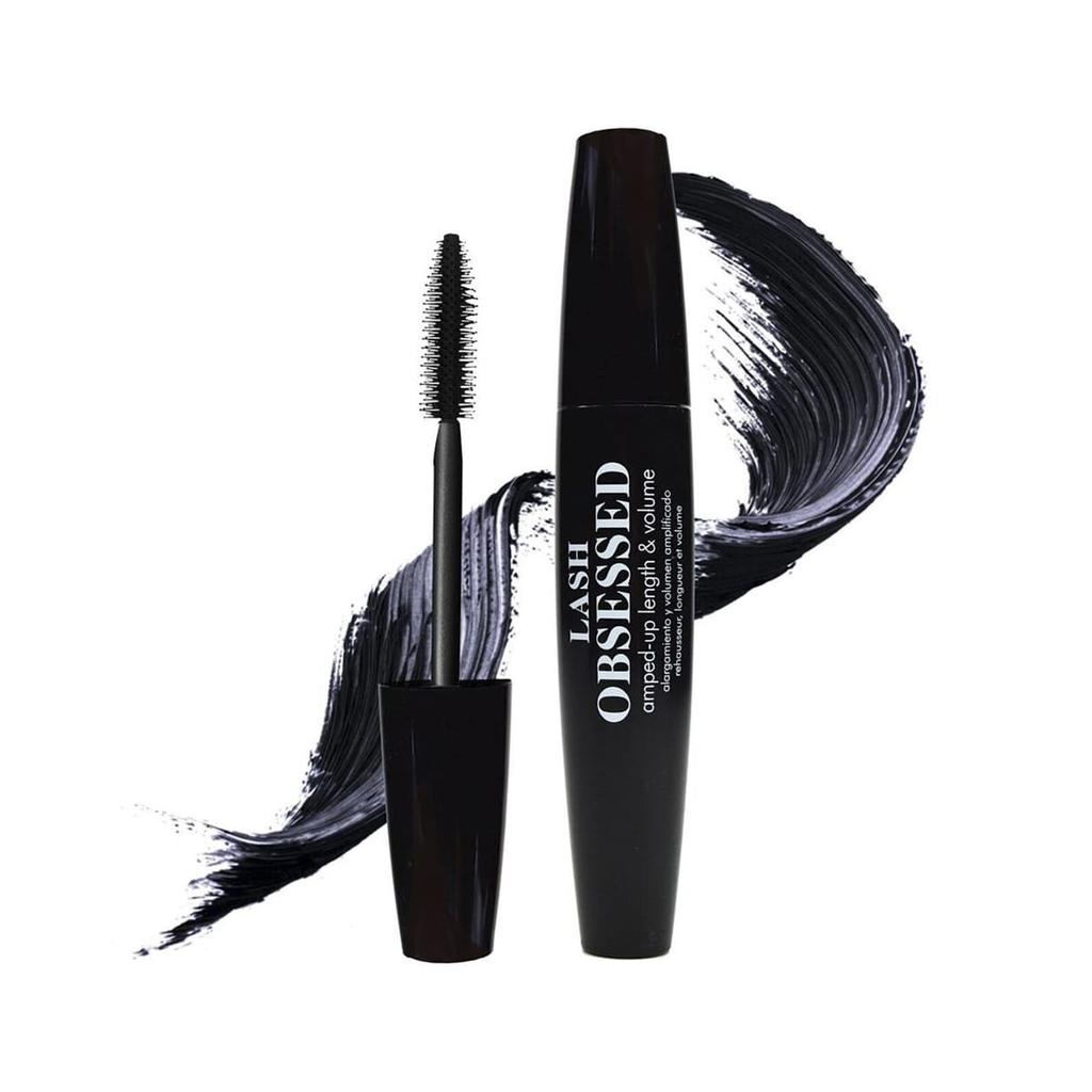 Palladio Lash Obsessed, тушь для ресниц Amplified Up, длина и объем, черная, 0,41 жидких унций (12 мл)
