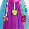 Candy Dress for Girls Lollipop Tulle Princess Up Carnival Festival Cosplay