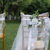 Outdoor Wedding Decoration Rose Chair Back Flower Wedding Car Mirror Flower Wedding Corridor Hotel Chair Back Flower