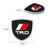 1Pcs 3D Metal Auto Door Shield Emblem Car Body Badge Sticker Styling for Toyota TRD Camry Corolla Yaris Chr Auris Avensis T25