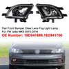 Front Bumper Clear Lens Fog Light Lamp For Volkswagen Volkswagen Jetta 2015-2018