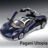1/32 Суперкар Pagani Utopia Сплав Литой Игрушечная Модель Автомобиля Звук и Свет Детская Игрушка Коллекционные Предметы Подарок на День Рождения