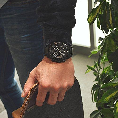 Watch Bronica Date Display Solar 20 ATM Water Resistant Watch [BRONICA] Diver's BR-821-BBK (Black)