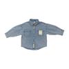 Fashion Boys Blue Denim Shirts Long Sleeved Turn Down Collar Loose Casual Shirt Spring Autumn Children Jean