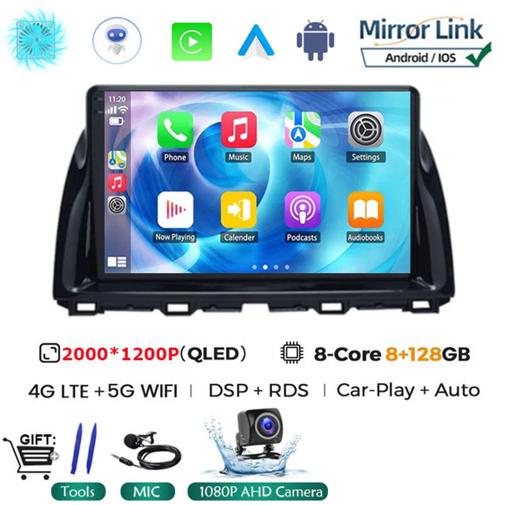 10.1"Android 14 Автомобильный мультимедийный видеоплеер для Mazda CX5 CX-5 2012 - 2015 Автомобильный Автомагнитола Gps Навигация стерео 2din Головное Устройство 4G