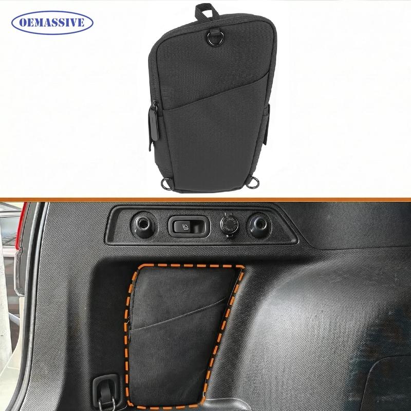 Для Subaru Forester SK -2024 Органайзер для хранения в багажнике с множеством карманов Сумка для снаряжения для кемпинга в машине Рюкзак-органайзер для багажника внедорожника и держатель для ниш