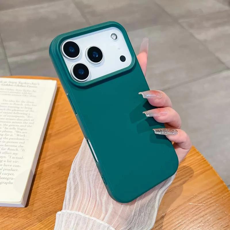 Роскошный матовый чехол из силикона TPU конфетного цвета с мягким на ощупь покрытием для IPhone 17 Air 16E 15 14 13 Pro Max, устойчивый к пятнам, противоударный чехол