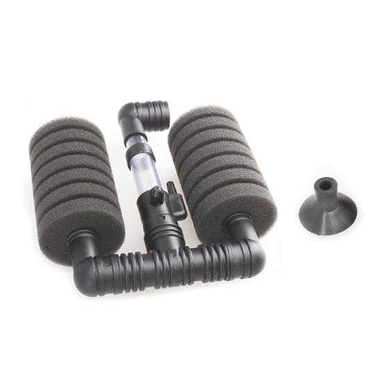 Воздушный насос для аквариума /пневматический, биохимический, губчатый фильтр