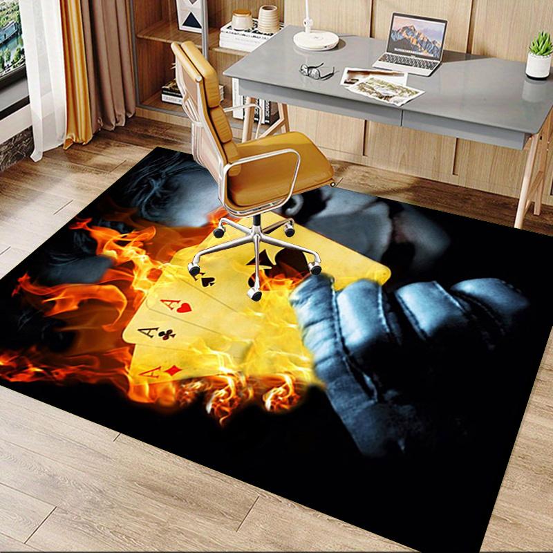 Poker Hand Carpet For Playroom Bedroom Living Room Sofa Home Decorkids Game Area Rug Nonslip Floor Mat
