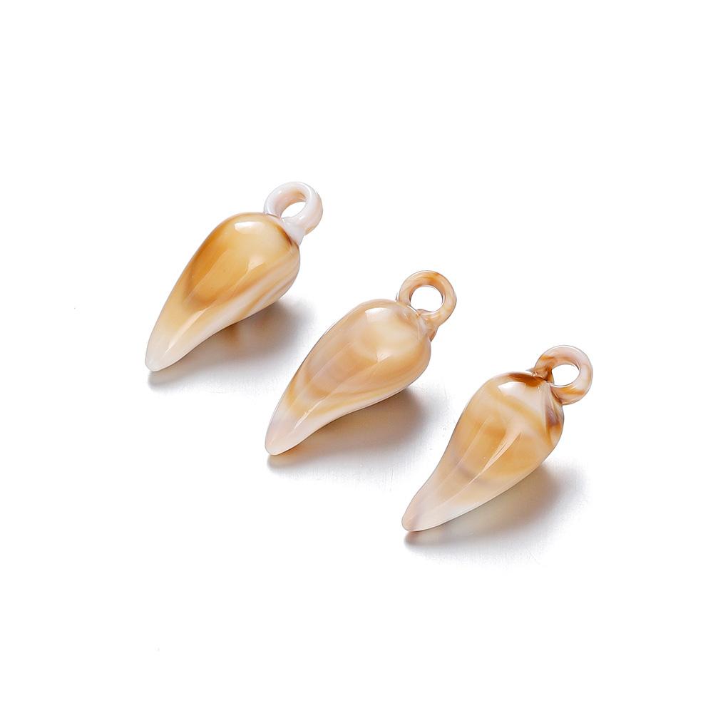 10 шт. Пластиковые акриловые ракушки в форме морской звезды, бусины-шармы для браслета, ожерелья, аксессуары для самостоятельного изготовления ювелирных изделий