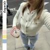 Women's Casual Button Long Sleeve Sweater 2025 Autumn and Winter