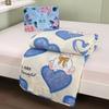 Flower Summer Rabbit Bear Print Air Conditioner Quilt With Gift Box Bedroom For