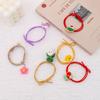 In-Stock Daisy Flower Hair Ties - Cute, Elastic, Knotted Bands for Girls