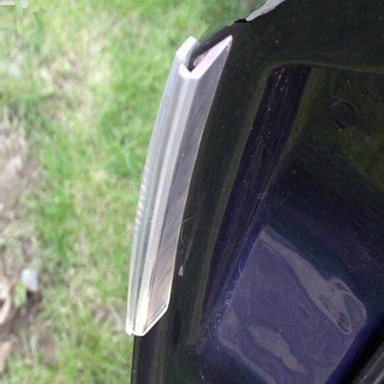 8Pcs Universal Auto Bumper Guard Door Edge Cover Protector Moulding Trim Strip