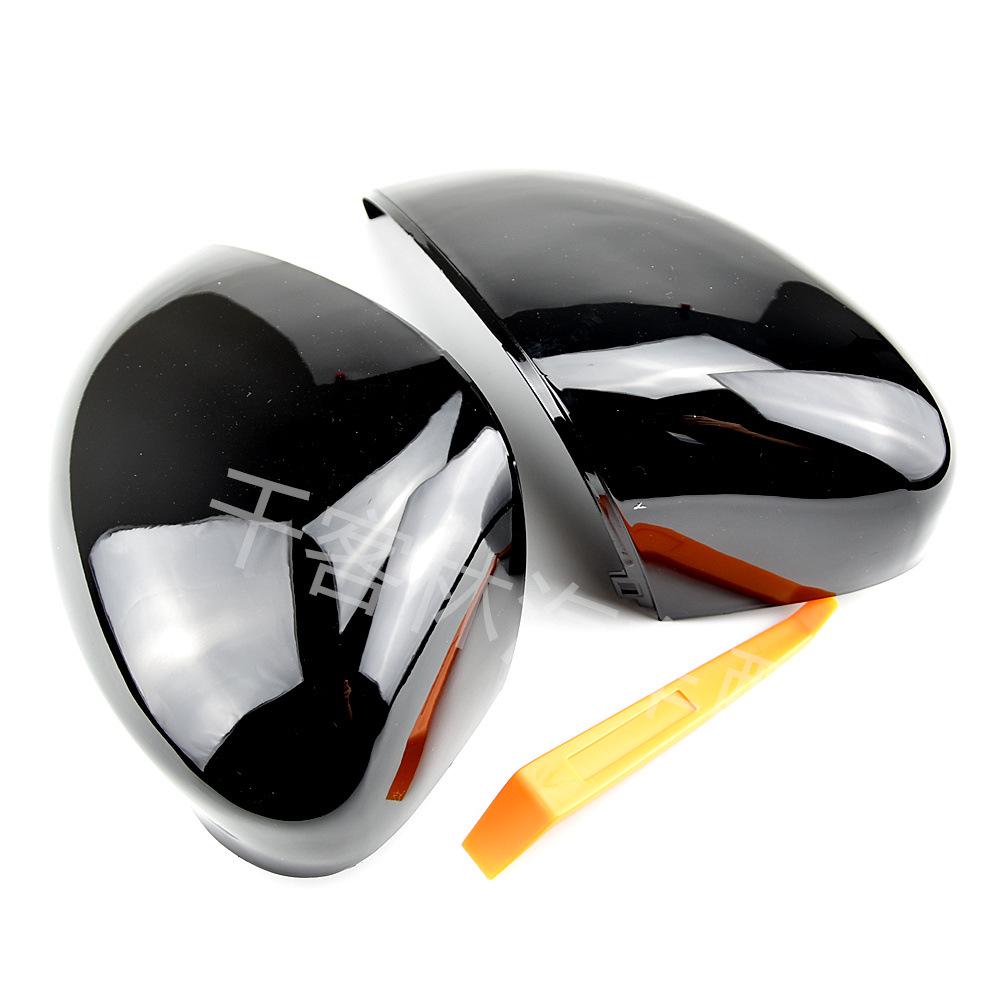 09-17 Fiesta Rearview Mirror Replacement Shell - Piano Black