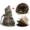 Camouflage Fishing Cap Fishing Hat Camo Men Outdoor Sports Sun Bucket Cap Fishing Hiking Hunting Hats Sun Caps