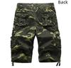 Men's Camouflage Cargo Shorts A083 - Loose Fit, Casual Workwear with Multiple Pockets