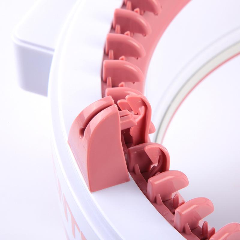 Children DIY Handheld Knitting Toy Wool Machine 48 Needles Round Barrel Craft Kit For Kids Knitting Fun And Creativity Great Gift For Beginners