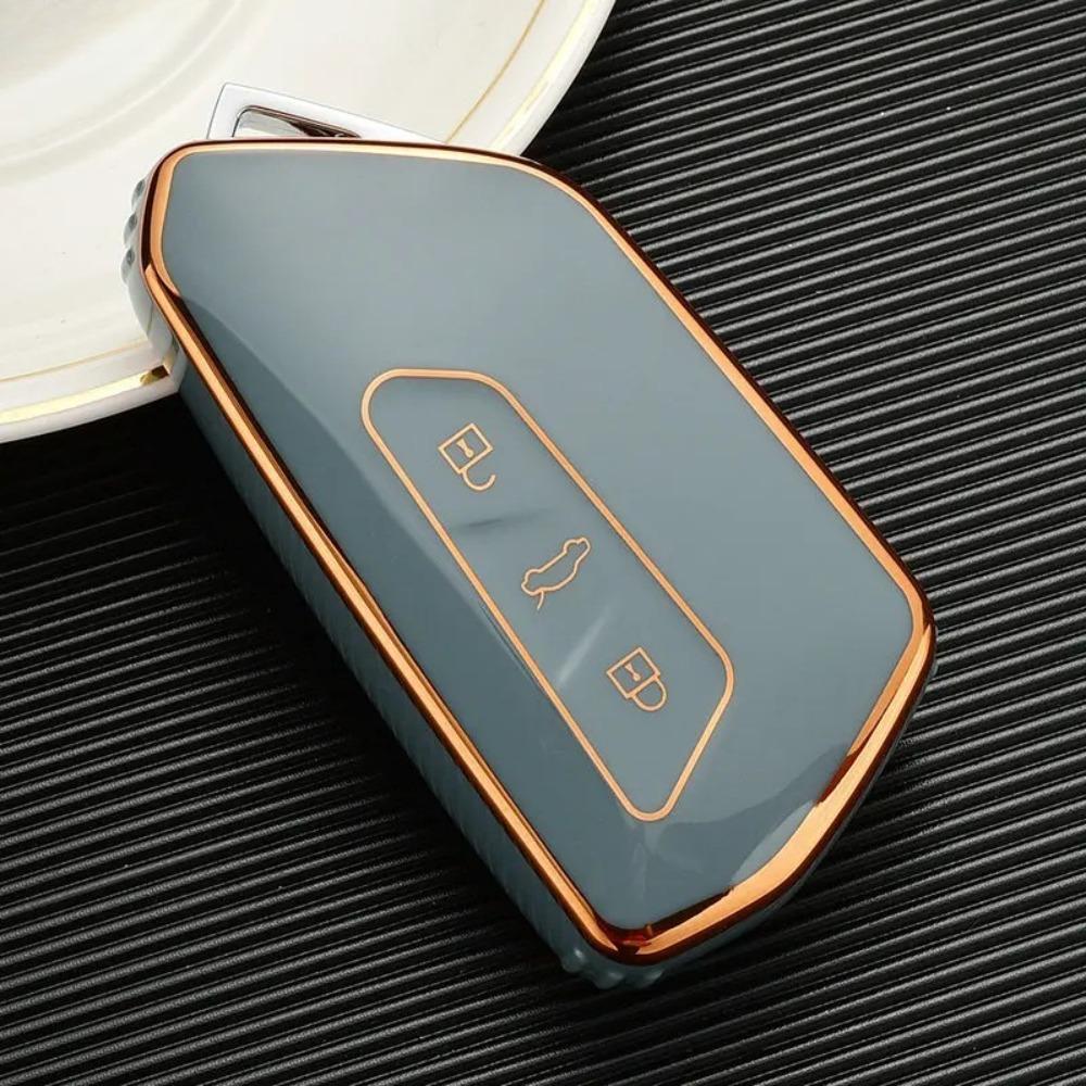Модный TPU Чехол-оболочка для автомобильного пульта ДУ для VW Volkswagen Golf 8 2020 Skoda Octavia A8 2021 SEAT Leon MK4 Аксессуары