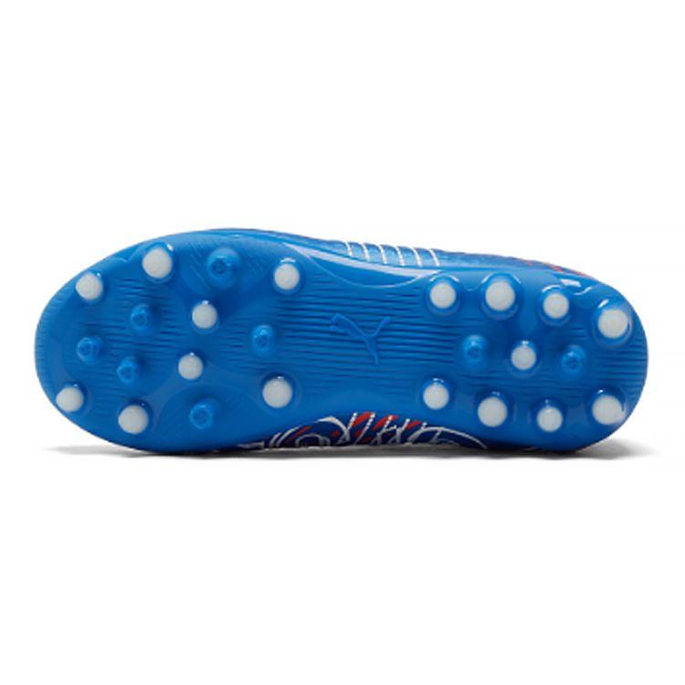 Puma Future Z 4.2 Mg Короткие Шипы Искусственный Газон Круглый Носок Шнуровка Матч Тренировка Посадка Низкий Верх Детские Футбольные Бутсы Детские Футбольные Бутсы Синие 106507-01