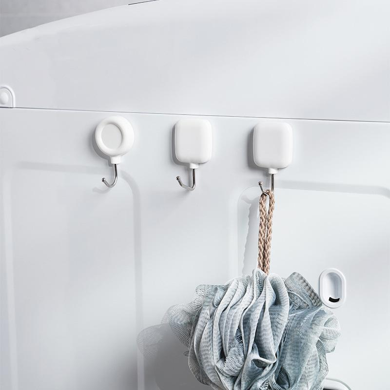 2pcs Strong Magnetic Hook Punch-free Refrigerator Magnetic Hook Non-sticky Hook Magnetic Hook