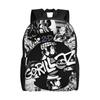 Панк-рок Музыка Gorillazs Рюкзак для Мужчин Женщин Подростков Школы Бизнеса Daypack Ноутбука Холщовые Сумки Подарок