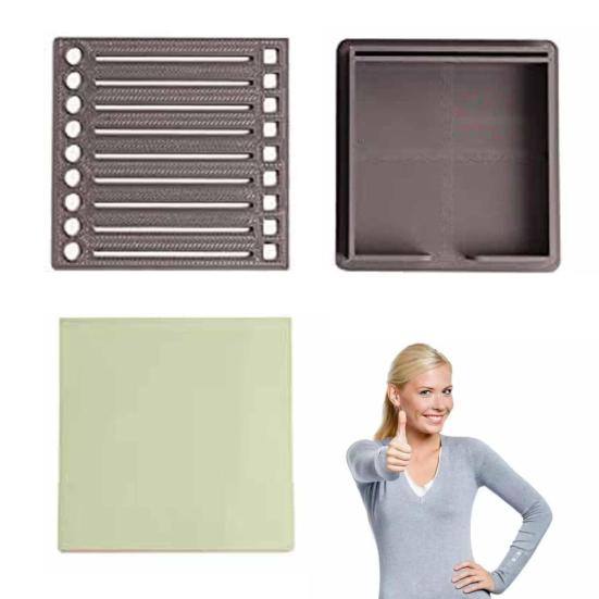 Держатель для липких заметок с трафаретом, пластиковый диспенсер для заметок, самоклеящиеся блокноты-органайзеры с шаблоном для рисования линий для офиса и дома