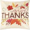European and American Thanksgiving Decorative Pillow Cover Fashion Cartoon Autumn Harvest Pumpkin Letter Sunflower Print Pillow Pillow Cover