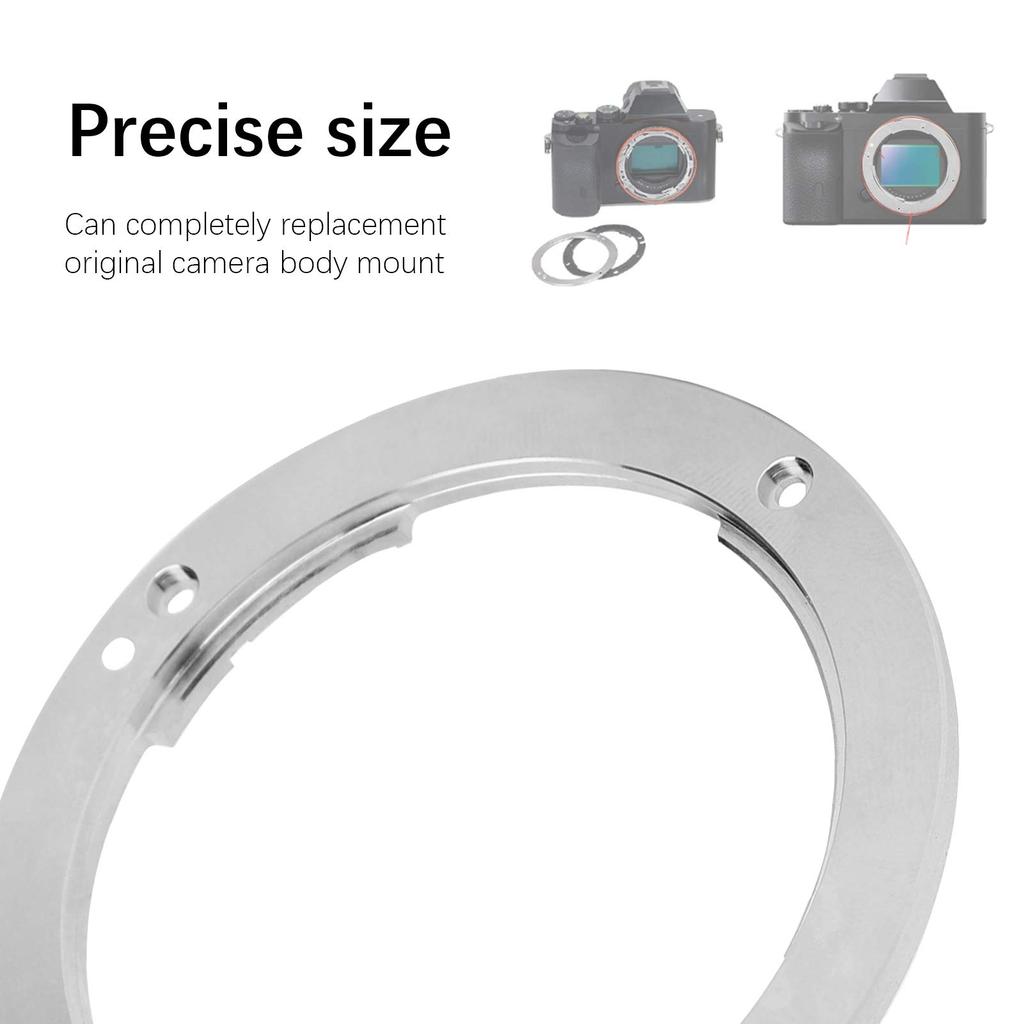 DOACT Replacement Camera Body Mount for SONY E-mount, Silver