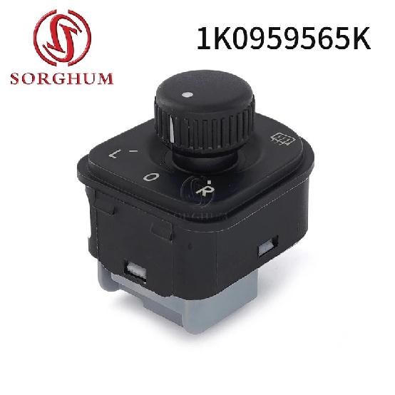 SORGHUM 1K0959565K Для Volkswagen VW Jetta MK5 Golf 6 Tiguan Passat Автомобильный переключатель управления боковым зеркалом, ручка регулировки 1K0 959 565K