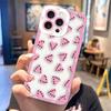 Милый прозрачный чехол-сердечко для Samsung A03S A03 A04 A05 A05S A06 A7 A11 A10S A12 A13 A14 A15 A16 NOTE 10 20 ULTRA
