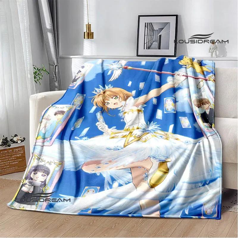 Card Captor Sakura Cartoon blankets fashion blankets Warm Flannel Soft Comfortable Blanket Home Travel Blanket Birthday Gift
